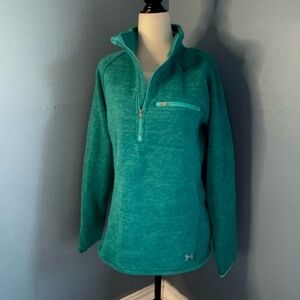 Teal Quarter-Zip Pullover By Under Armour